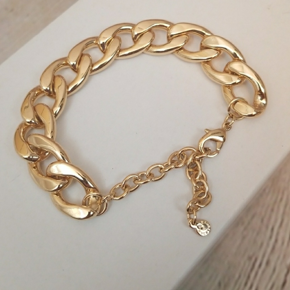 Anthropologie Baublebar 14k Gold Plated Bracelet - Picture 2 of 4